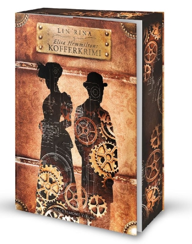 Buchcover und Innenansicht für das Buch: Elisa Hemmiltons Kofferkrimi