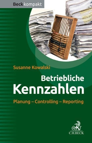 Buchcover und Innenansicht für das Buch: Betriebliche Kennzahlen