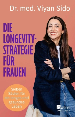Buchcover und Innenansicht für das Buch: Die Longevity-Strategie für Frauen