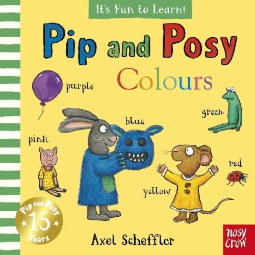 Buchcover und Innenansicht für das Buch: Pip and Posy It's Fun to Learn Colours