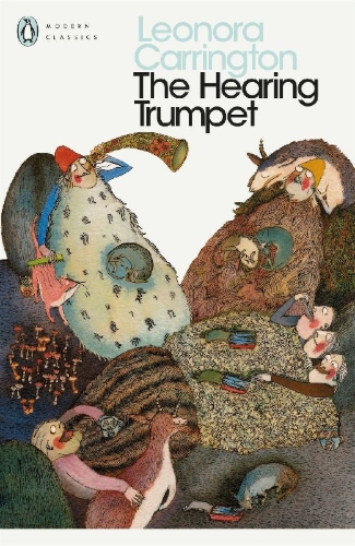 Buchcover und Innenansicht für das Buch: The Hearing Trumpet