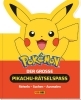 Buchcover und Innenansicht für das Buch: Mon carnet special Pikachu