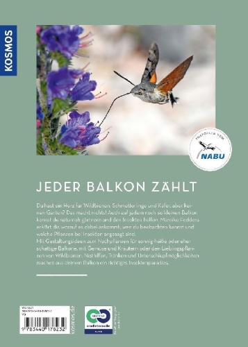 Buchcover und Innenansicht für das Buch: Dein Balkon summt!