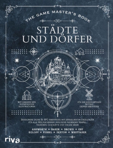 Buchcover und Innenansicht für das Buch: The Game Master's Book of Instant Towns and Cities
