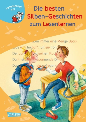 Buchcover und Innenansicht für das Buch: LESEMAUS zum Lesenlernen Sammelbände: Die besten Silben-Geschichten zum Lesenlernen