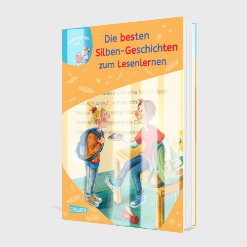 Buchcover und Innenansicht für das Buch: LESEMAUS zum Lesenlernen Sammelbände: Die besten Silben-Geschichten zum Lesenlernen