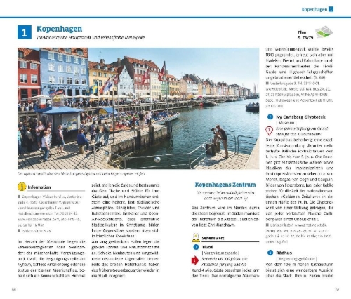 Buchcover und Innenansicht für das Buch: ADAC Reiseführer plus Dänemark