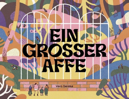 Buchcover und Innenansicht für das Buch: Ein großer Affe