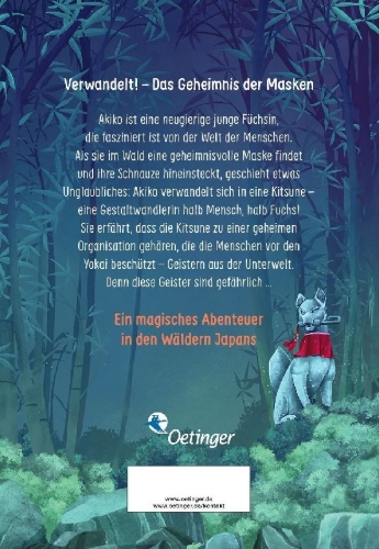 Buchcover und Innenansicht für das Buch: Kitsune 1. Die Magie der Fuchswandler