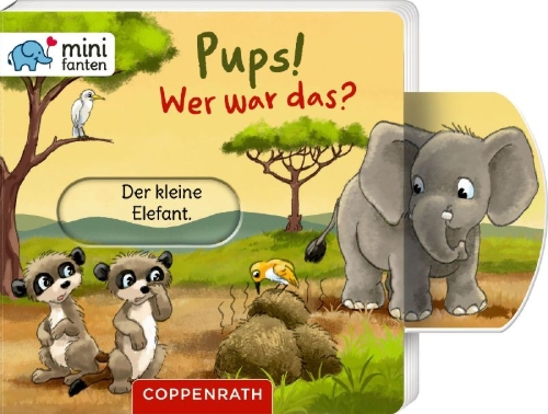 Buchcover und Innenansicht für das Buch: minifanten 55: Pups! Wer war das?