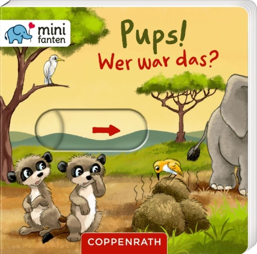 Buchcover und Innenansicht für das Buch: minifanten 55: Pups! Wer war das?