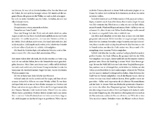 Buchcover und Innenansicht für das Buch: A Bond Sealed by Dawn - Liebe im Schatten der Welten