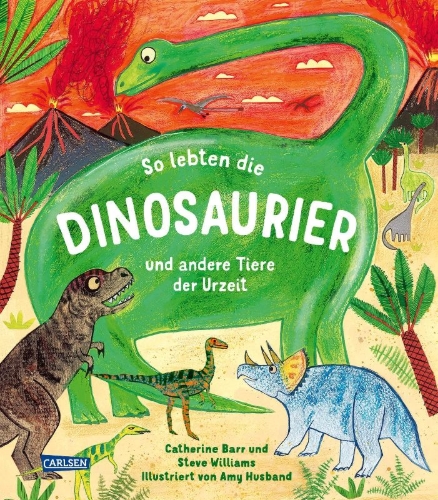 Buchcover und Innenansicht für das Buch: The story of Dinosaurs