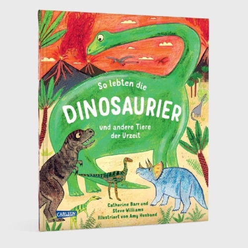 Buchcover und Innenansicht für das Buch: The story of Dinosaurs