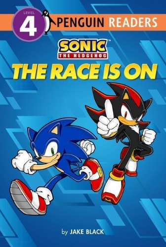 Buchcover und Innenansicht für das Buch: Sonic the Hedgehog: The Race Is on