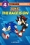 Buchcover und Innenansicht für das Buch: Sonic the Hedgehog: The Race Is on
