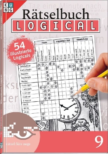 Buchcover und Innenansicht für das Buch: Logical Rätselbuch 9