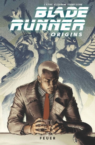 Buchcover und Innenansicht für das Buch: Blade Runner Origins Vol. 3: Burning