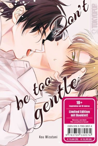 Buchcover und Innenansicht für das Buch: Don't be too gentle - Limited Edition