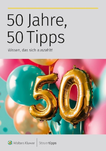 Buchcover und Innenansicht für das Buch: 50 Jahre, 50 Tipps