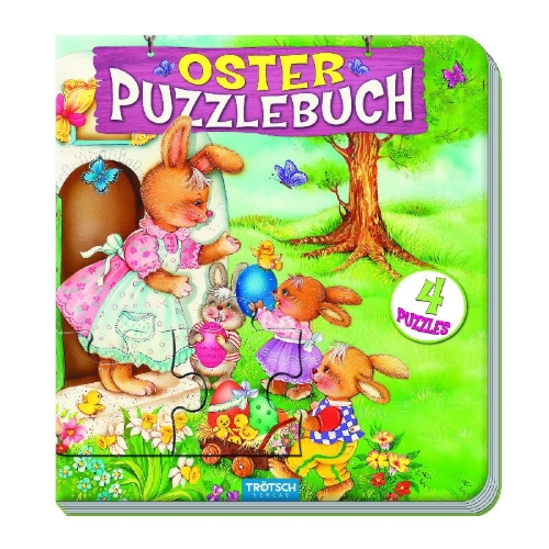 Buchcover und Innenansicht für das Buch: Trötsch Pappenbuch Puzzlebuch Ostern