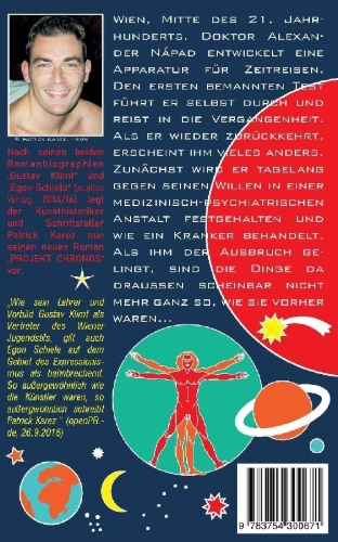 Buchcover und Innenansicht für das Buch: Projekt Chronos