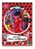 Buchcover und Innenansicht für das Buch: Miraculous: Superstarker Sticker- und Rätselspaß