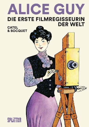 Buchcover und Innenansicht für das Buch: Alice Guy