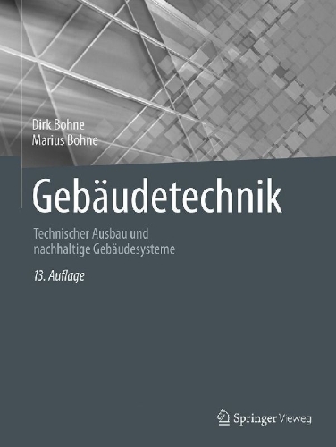 Buchcover und Innenansicht für das Buch: Gebäudetechnik