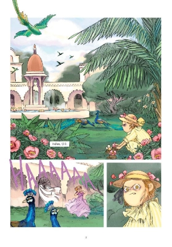 Buchcover und Innenansicht für das Buch: Der geheime Garten