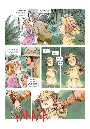 Buchcover und Innenansicht für das Buch: Der geheime Garten