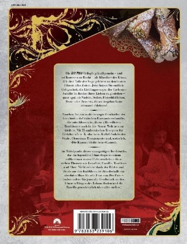 Buchcover und Innenansicht für das Buch: The Godfather: The Corleone Family Cookbook