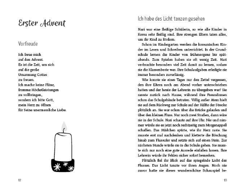 Buchcover und Innenansicht für das Buch: Warm ums Herz