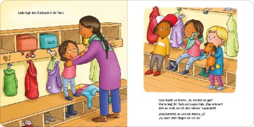 Buchcover und Innenansicht für das Buch: Bald holst du mich ja wieder ab
