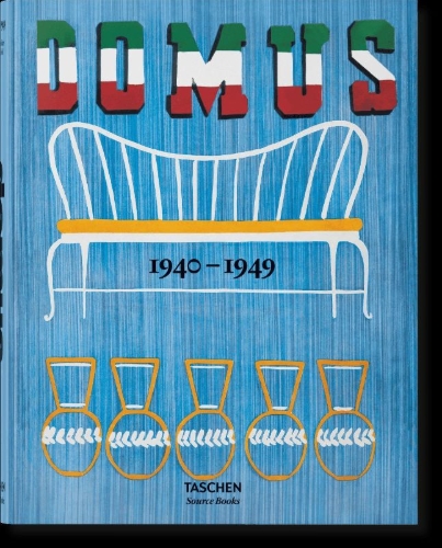 Buchcover und Innenansicht für das Buch: domus 1940-1949