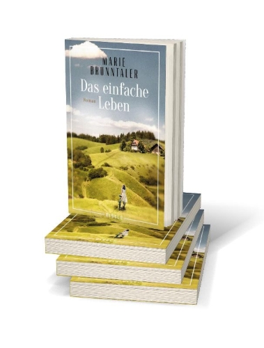 Buchcover und Innenansicht für das Buch: Das einfache Leben