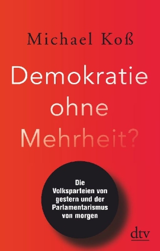 Buchcover und Innenansicht für das Buch: Demokratie ohne Mehrheit?