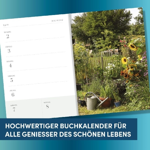 Buchcover und Innenansicht für das Buch: Jeanne d'Arc Living: Buchkalender 2027