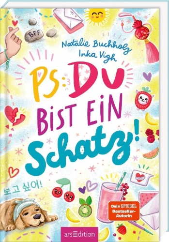 Buchcover und Innenansicht für das Buch: PS: Du bist ein Schatz! (PS: Du bist die Beste! 8)