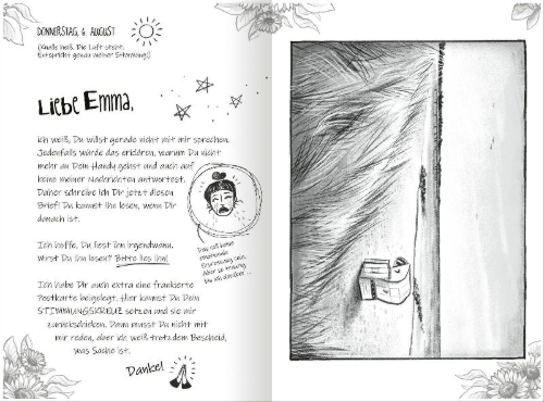 Buchcover und Innenansicht für das Buch: PS: Du bist ein Schatz! (PS: Du bist die Beste! 8)