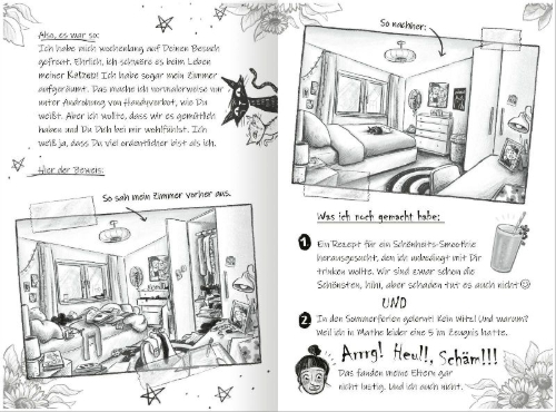 Buchcover und Innenansicht für das Buch: PS: Du bist ein Schatz! (PS: Du bist die Beste! 8)