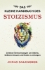 Buchcover und Innenansicht für das Buch: Das kleine Handbuch des Stoizismus