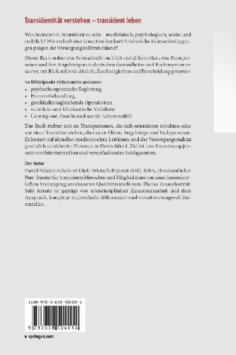 Buchcover und Innenansicht für das Buch: Transidentität verstehen - transident leben