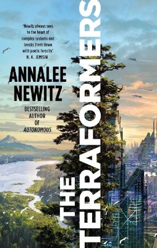 Buchcover und Innenansicht für das Buch: The Terraformers