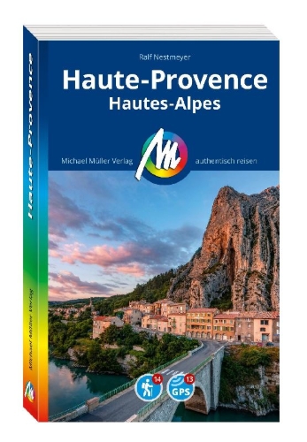 Buchcover und Innenansicht für das Buch: MICHAEL MÜLLER Reiseführer Haute-Provence