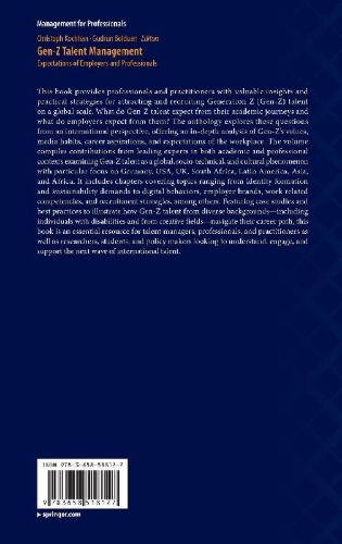 Buchcover und Innenansicht für das Buch: Gen-Z Talent Management