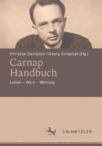 Buchcover und Innenansicht für das Buch: Carnap-Handbuch