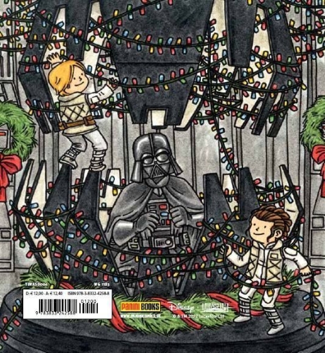 Buchcover und Innenansicht für das Buch: Star Wars: A Vader Family Sithmas