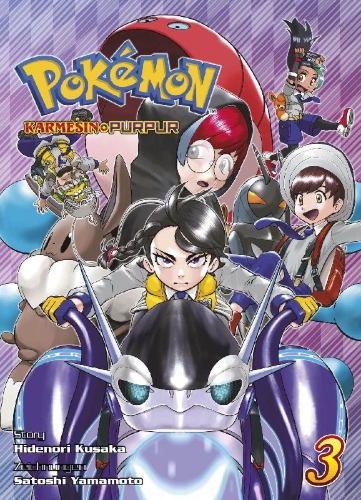 Buchcover und Innenansicht für das Buch: Pokémon Karmesin und Purpur 03