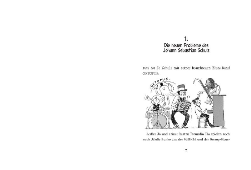 Buchcover und Innenansicht für das Buch: Battle of Schools - Panik in der Pampa